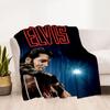 Elvis Presley: Rock 'n' Roll König Decke Bequem Geeignet für Bettwäsche Stuhl Bett Vier Jahreszeiten Universell Digitaldruck