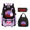 Trend Stranger Things Children'S Backpack Combination Three-Piece Male And Female Versatile Student School Bag