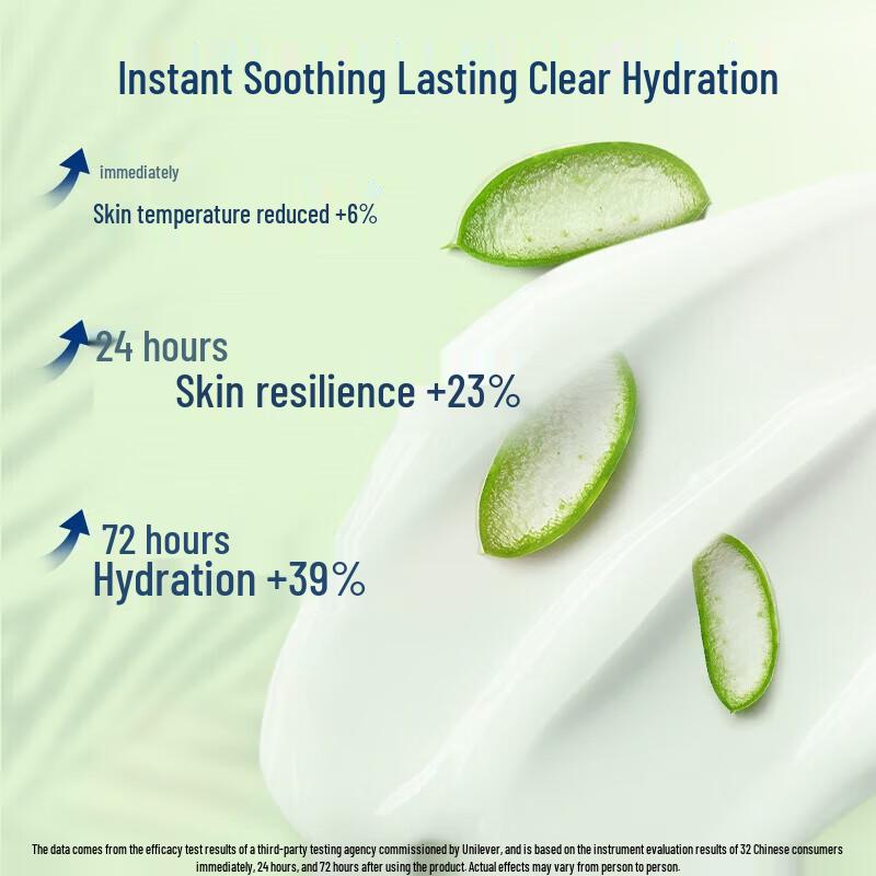 Vaseline Aloe Fresh Body Gel & Mint Lip Balm Set