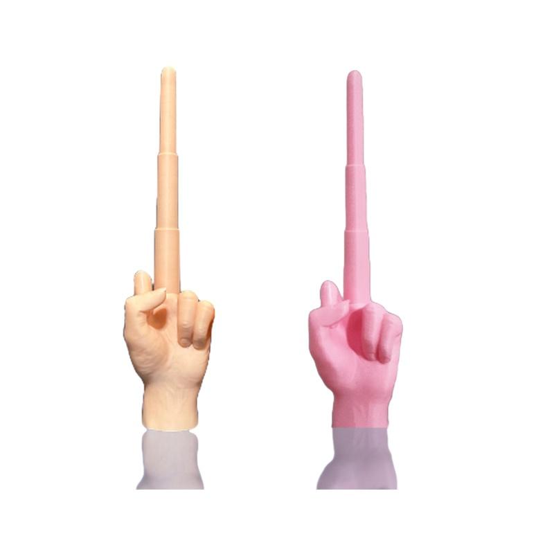 Einzigartige Studentenpaar-freundliche Geste Stretch Mittelfinger Dekompressionsspielzeug Überraschung Blindbox Stand Lustiges und kreatives Spielzeug