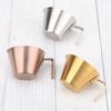 Coffee Extraction Cup Stainless Steel Measuring Cup with Scale Thickened Milk Jug with Handle Home Measurement Cafe Accessories