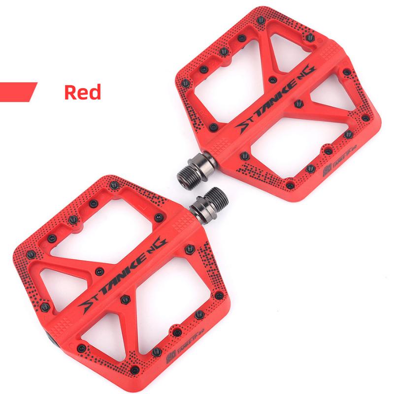 Ultralight Nylon MTB Bicycle Pedals Widen Non-slip DU+1 Bearing Flat Platform Pedals Mountain Road BMX Bike Cycling Accessories