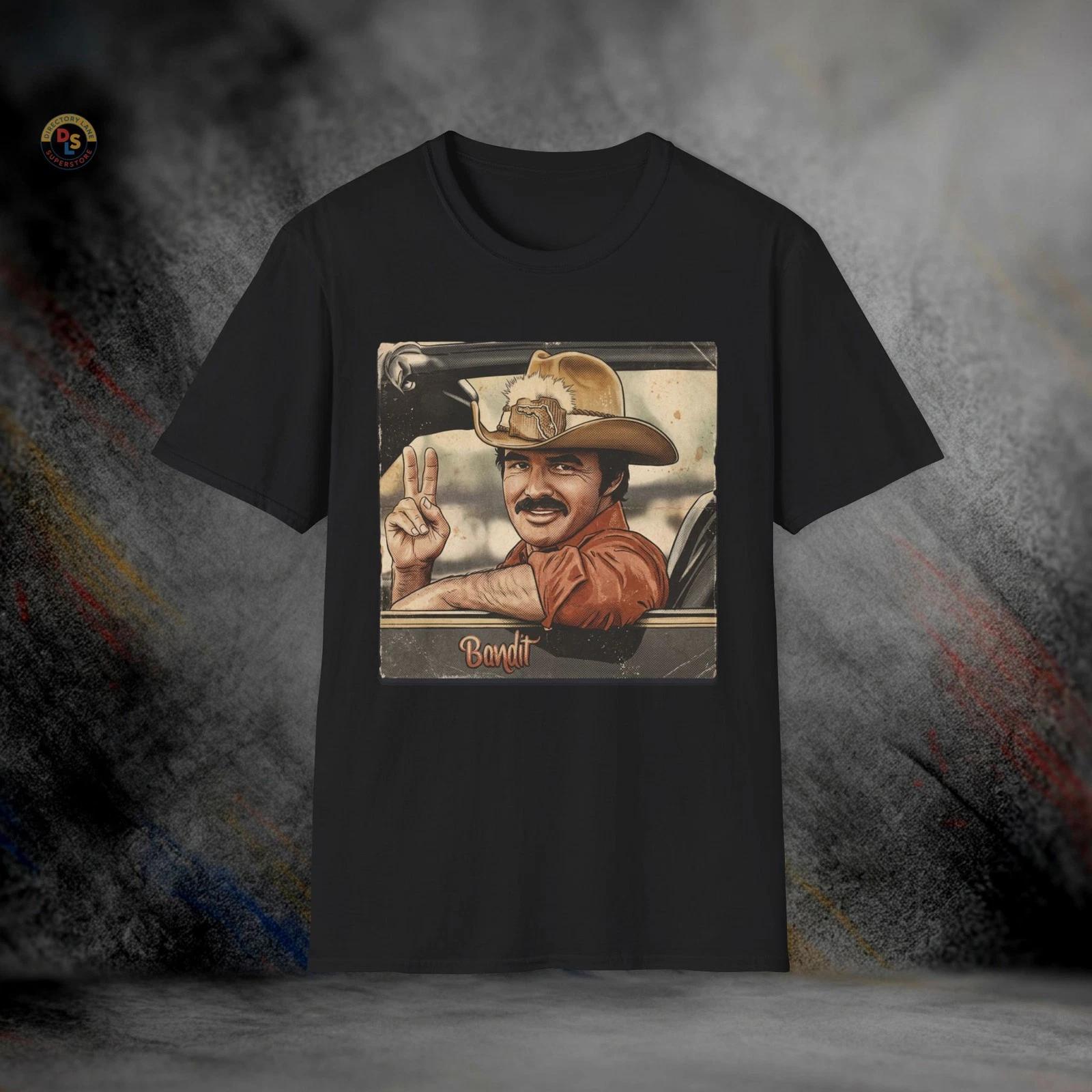 The Bandit Burt Reynolds Smokey and the Bandit T-Shirt | Softstyle Tee XS