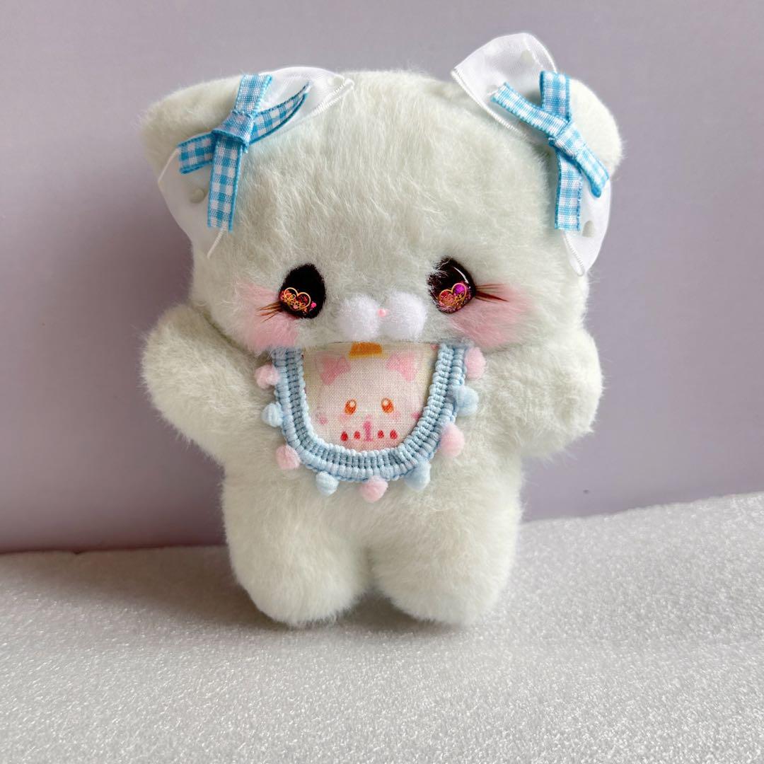 

[USED] pream Sanrio bear artist teddy bear handmade stuffed animal cat