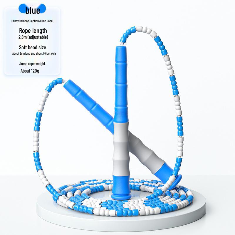 

Children s Adjustable Non-Slip Bamboo Jump Rope for Beginners - Soft Grip, No-Tangle Design, Perfect for Primary School Students and Kindergarten.