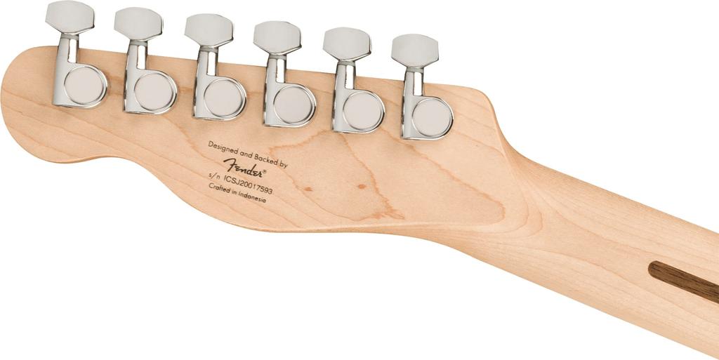 Squier by Fender Affinity Series™ Telecaster Electric Guitar, Laurel Fingerboard, White Pickguard, Olympic White with Soft Case