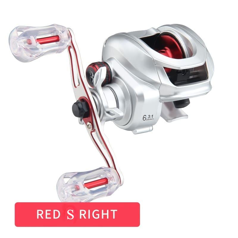 Baitcasting Reel6.3:1 Gear RatioAluminum Alloy and PA ConstructionGreat for Both Freshwater and Saltwater FishingIdeal Holiday Gift for Anglers
