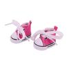 4cm Labubu Doll Shoes High-Top Lace-Up Sneakers Canvas Suitable For 15-17cm Labubu Dolls Shoes Accessories Girls' Toys Gifts