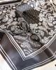 New Paisley Print Scarf for Women Square Hijab Soft Satin Neck Tie Female Fashion Decoration Headscarf 70*70cm Kerchief