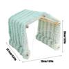 Chinchilla Tunnel Soft Plush Habitat House Decoration Small Pet Habitat With Detachable Door For Hedgehog Chinchilla Hamster