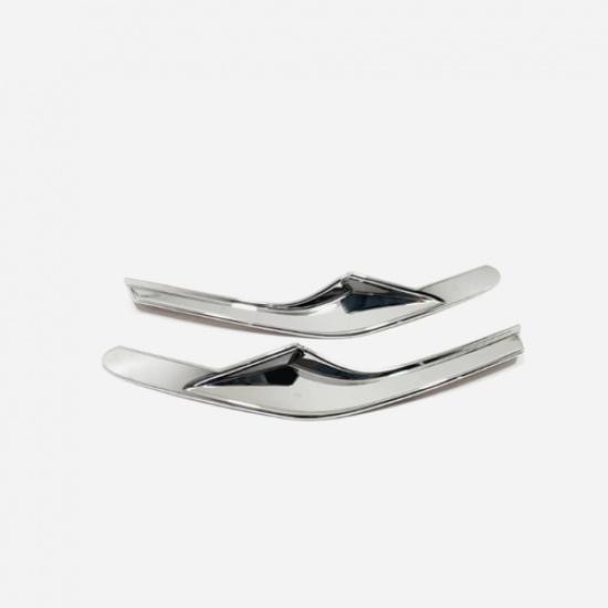 For Honda CRV CR-V  2024 Chrome Front Headlight Lamp Eyebrow Strips Trim