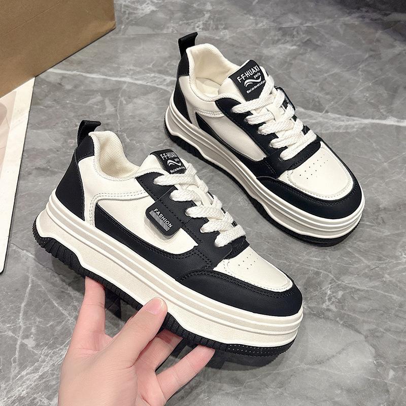 Fashion 2025 Sneakers Women Platform Flat Shoes Woman Shoes Casual Ladies Chunky Sneakers Women white Shoes zapatos de mujer
