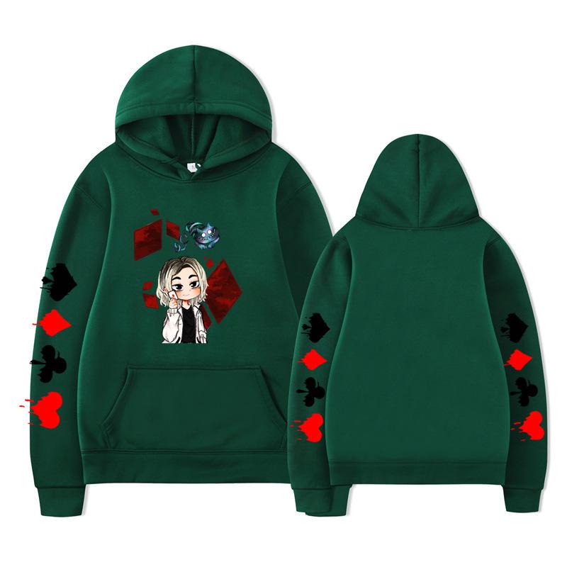 Hunter X Hunter Japanische Animation Hoodie Herren Damen Harajuku Pullover Streetwear Unisex Herbst/Winter Plüsch-Sweater