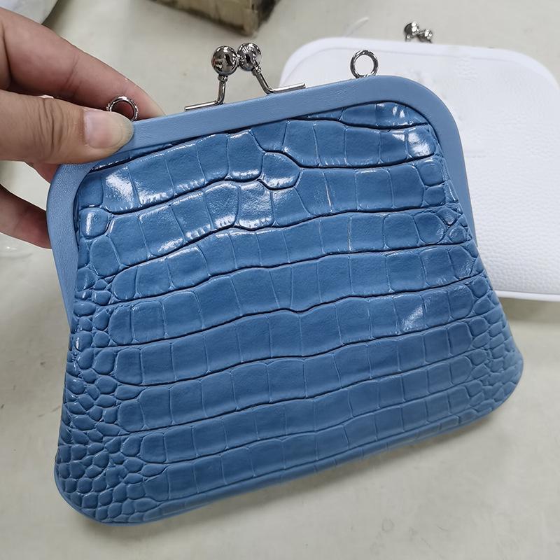 2025 Westwood Leather Evening Bag: Embossed Earth Star Underarm Chain Shoulder Crossbody.