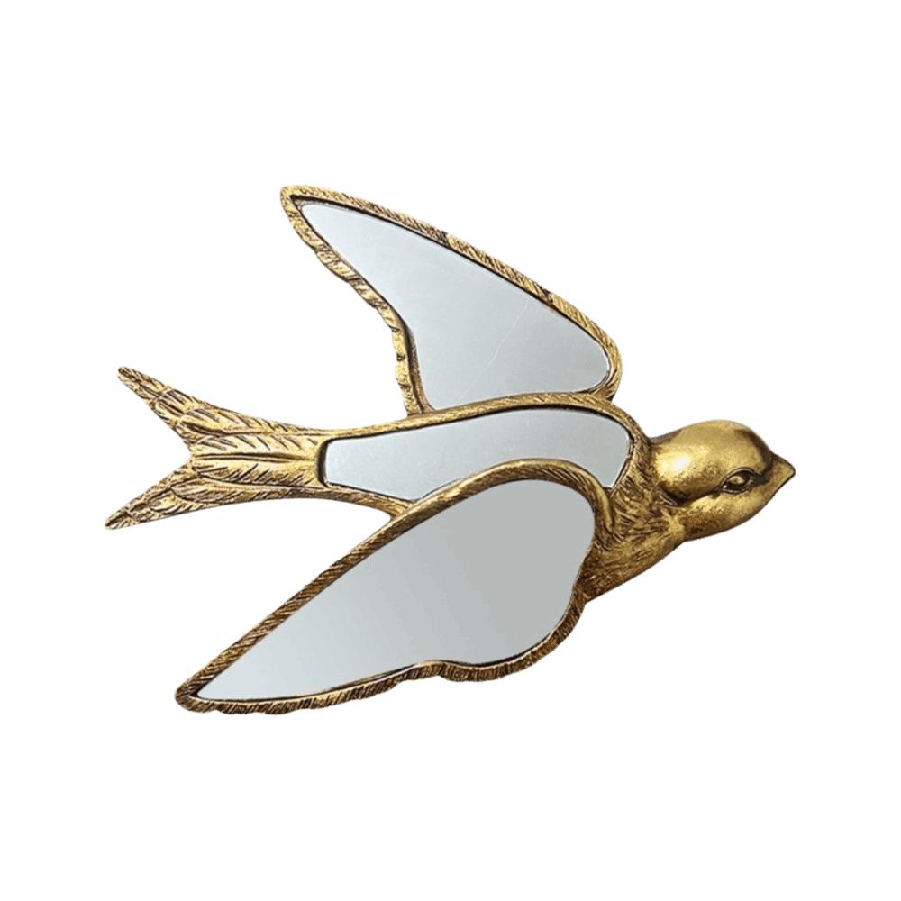 Light Luxury Wall Decoration Retro Style Swallow Wall Carving Home Decoration Wall Background