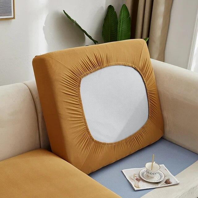 Sommer-elastischer Sofa-Kissenbezug für Möbelschutz, Sofa-Sitzbezüge, Haustiere, waschbar, Sofa-Kissenbezug, abnehmbar, Wohnzimmer