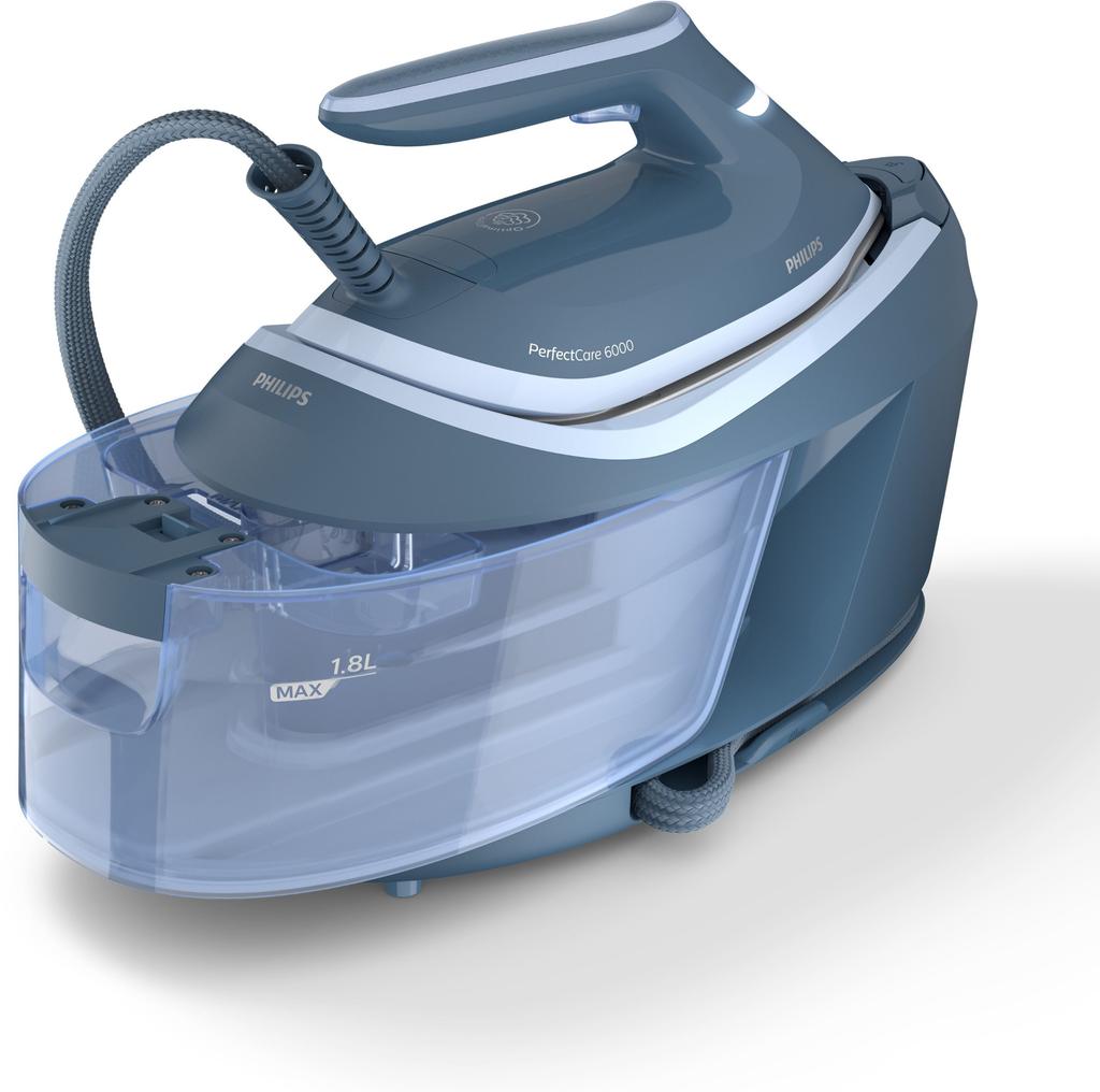 Steam Generator - PHILIPS - PSG6042/20 - PerfectCare Compact Series 6000 - 8 Bars - 1.8L - Blue