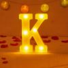 Alphabet Letter LED Lights Luminous Number Lamp Decor Battery Night Light for Home Wedding Birthday Christmas Party Decoration KTY