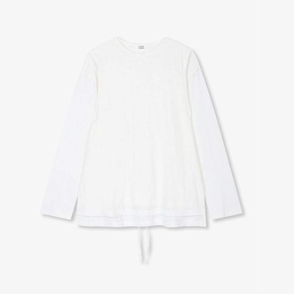 

STudio Tomboy Layered Wrap Long Sleeve T shirT 9105322119cT blacks/OS