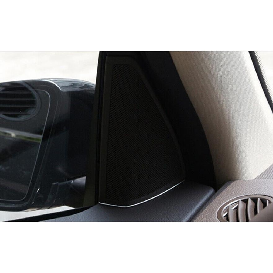 A Pillar Horn Strip Cover Trim 2pcs For Mercedes-Benz GLK 2009-2015 Matte Silver