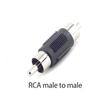 4 Pcs/lot Dual RCA Male To Male RCA Coupler Connector Adapter AV Cable Plug CCTV Connector Video Audio