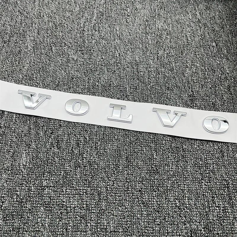 Volvo Car Letter Badge Auto Trunk Metal Stickers For Volvo Xc60 Xc90 V40 V60 S60 V50 V90 S80 C40 XC40 V70 XC70 C30 C70 Rdesign