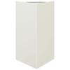 VidaXL Planter White Triangular 50x43x75 Cm Steel 851173