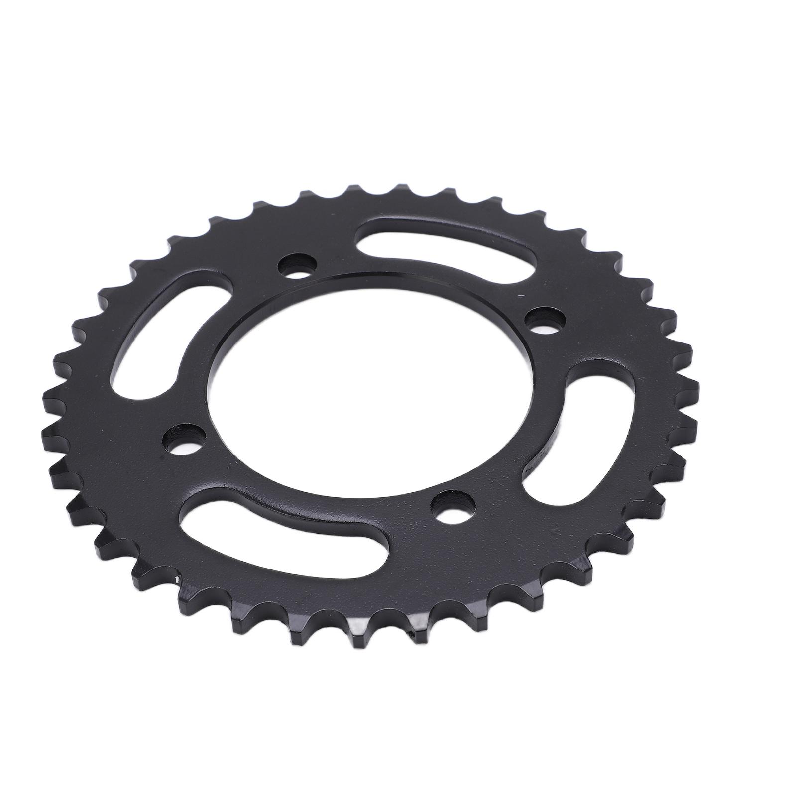 

Задняя звездочка, черная сталь, 76 мм, 37 зубьев, звездочка цепного колеса для электрических велосипедов, мотоциклов, пляжных транспортных средств