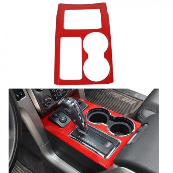 För Ford F150 Raptor 09-14 Konsol Växelväljare Ram Panel Skydd Dekor ABS
