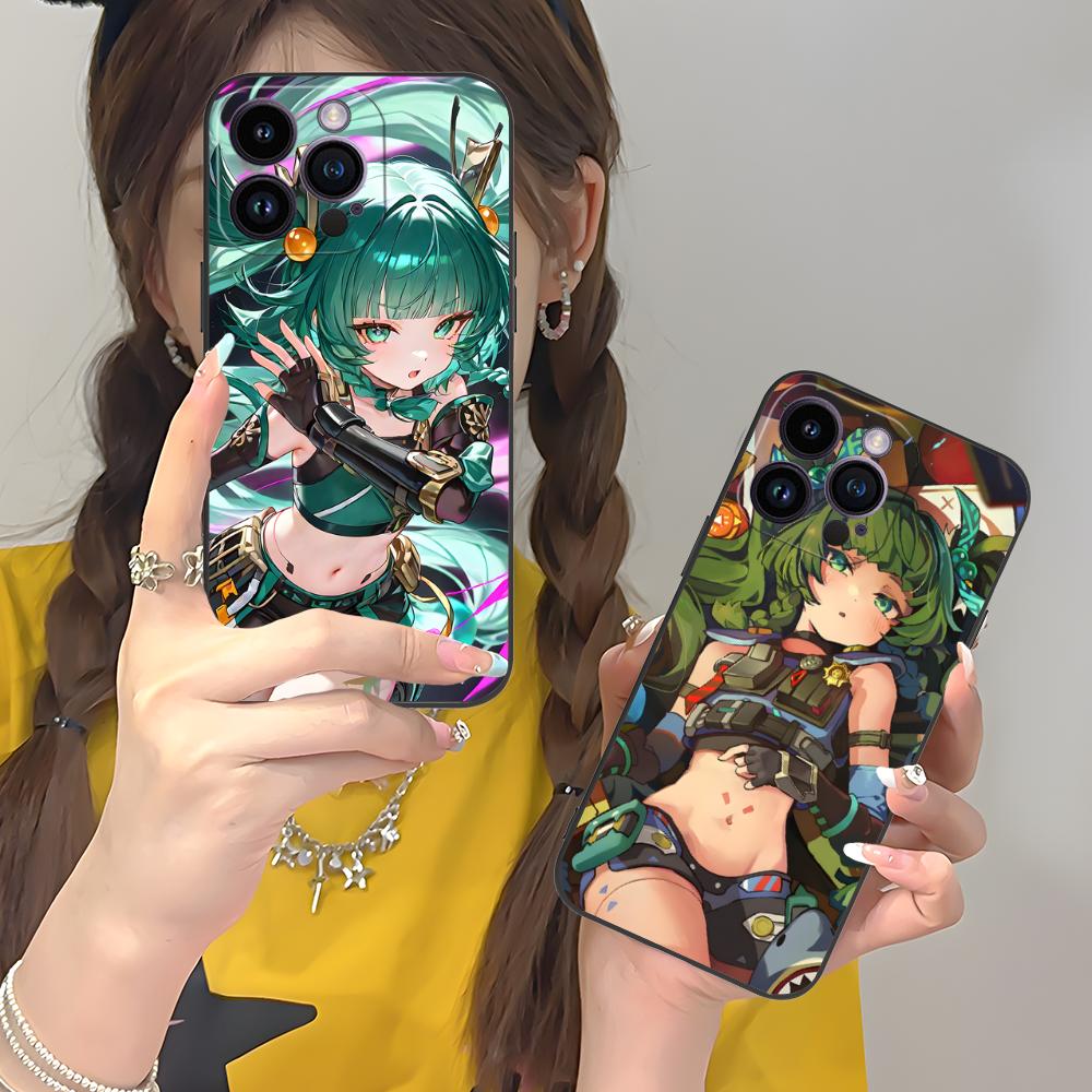 Zenless Zone Zero QingYi Phone Case for iPhone 17 16 15 14 13 12 11 X XR XS 8 7 Air Pro Max Plus Mini Colorful Cover Pretty