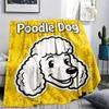 Yellow cartoon animals Print Flannel Blanket,High quality Comfortable for All Seasons,Home Decor,Warmth and Comfort,Perfect for Christmas Gifts