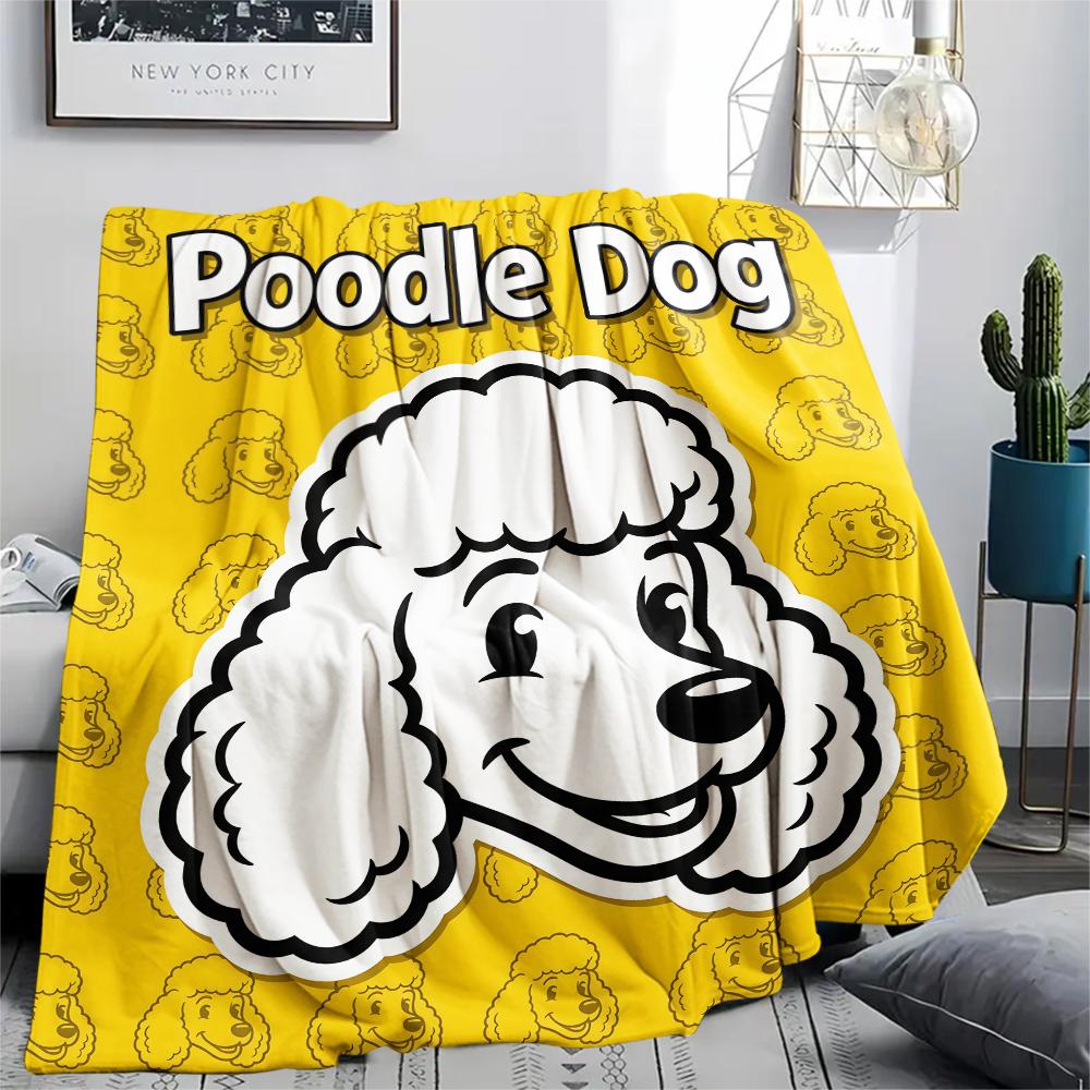 Yellow cartoon animals Print Flannel Blanket,High quality Comfortable for All Seasons,Home Decor,Warmth and Comfort,Perfect for Christmas Gifts