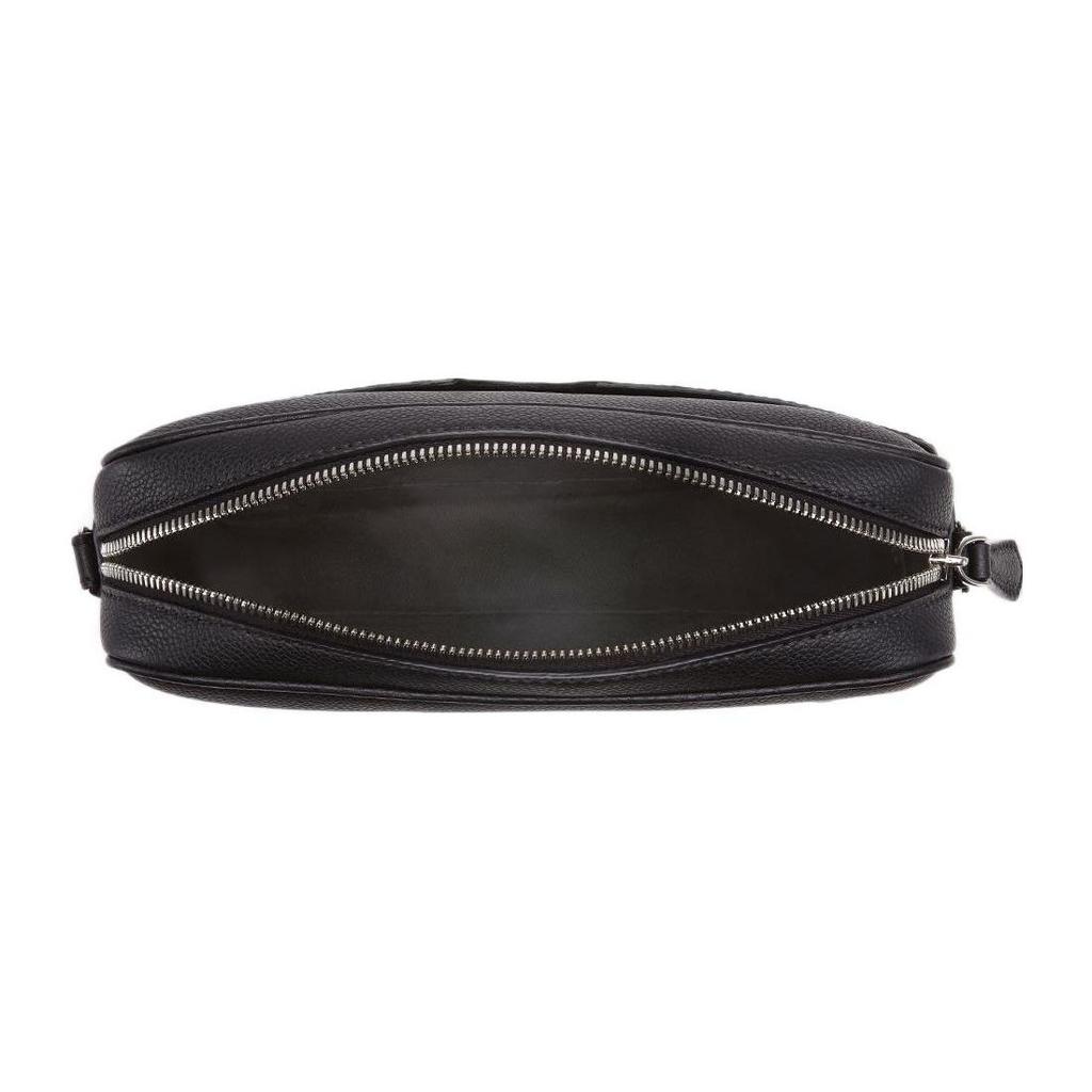 Fendi Logo Zip Camera Bag Men Shoulder Bag Black 7M0286-AMAC-F0GXN