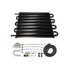Universal Automotive air conditioning 8-row tube condenser oil cooler + transmission connector + U-tube