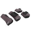 1Set Horse Tendon Boots PU Elastic Thickened Adjustable Horse Leg Protector with Nylon Hook