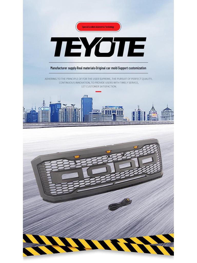 07-17 Ford Expedition Conqueror Grille Modified Front Bumper