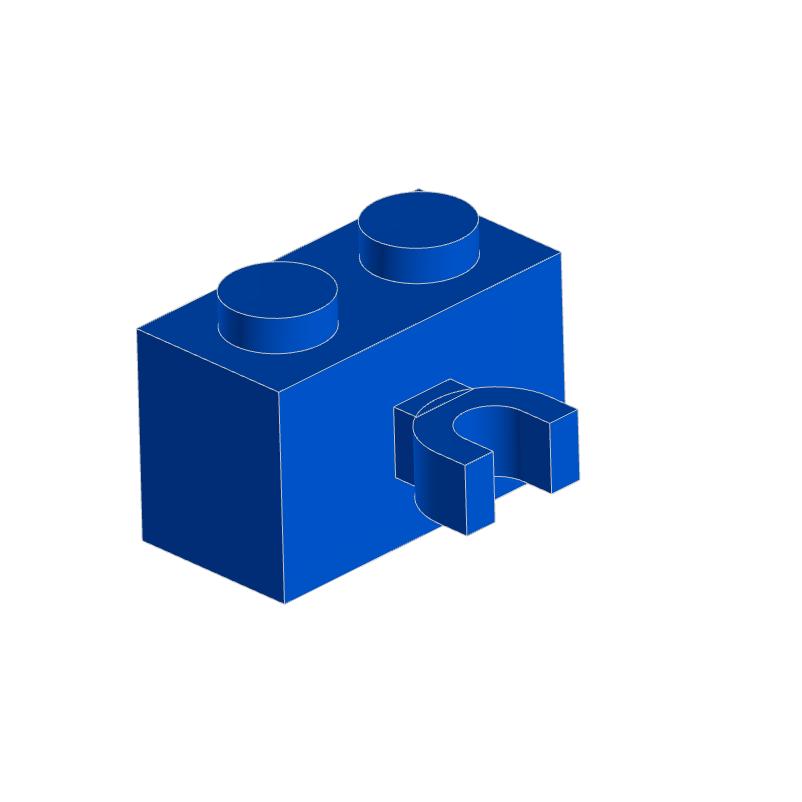 10pcs MOC Parts 95820 30237 Brick Special 1 X 2 with Clip Compatible Bricks Assmble Building Blocks Particle Toy Gift