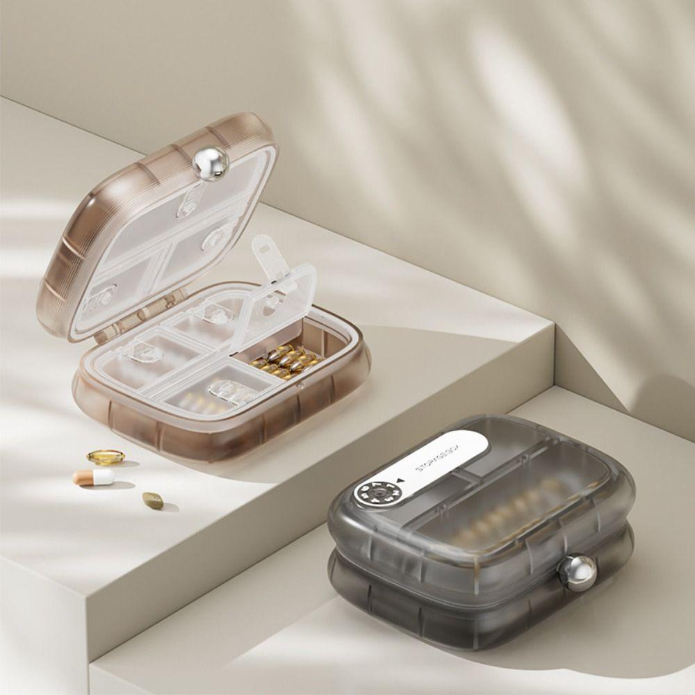 Compartmentalized Pill Box 7 Grids Daily Pill Organizer Gifts Small Tablets Boxes for Pill Jewelry