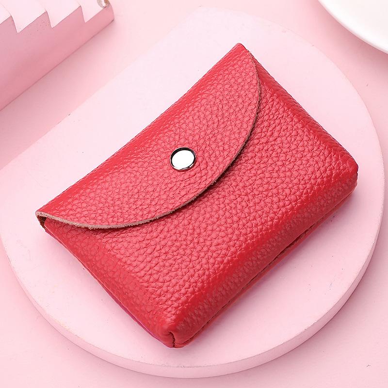 Leather Change Bag, Women's Coin Bag, Money Bag, Key Bag, First Layer Cowhide Small Wallet, Card Bag, Mini Soft Leather Small Bag.