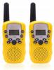 Walkie Talkie Dla Dzieci Krótkofalówka 2 Sztuki Zasięg 3Km Latarka Żółte
