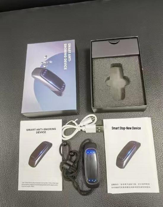 Smart Throat Pulse Anti-Snoring Device – Electric Sleep Aid & Snoring Corrector