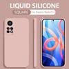 Quadratische Flüssigsilikonhülle für Xiaomi Redmi Note 13 12 11 10 Pro 11S Mi 11 Lite 10T 11T 12T 13T Pro Stoßfeste Dünne Rückabdeckung