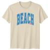 Beach Is My Happy Womens T-Shirt Beach Summer Gift For Her