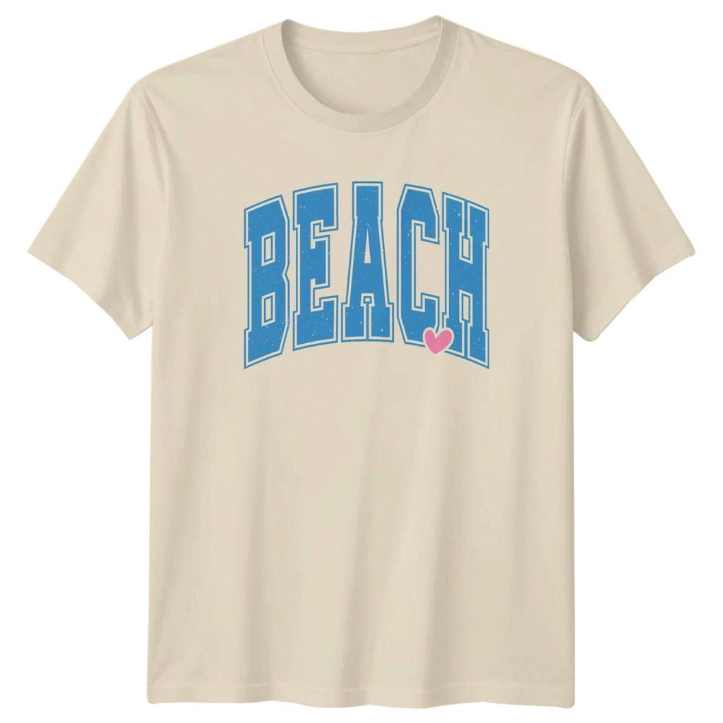 Beach Is My Happy Womens T-Shirt Beach Summer Gift For Her