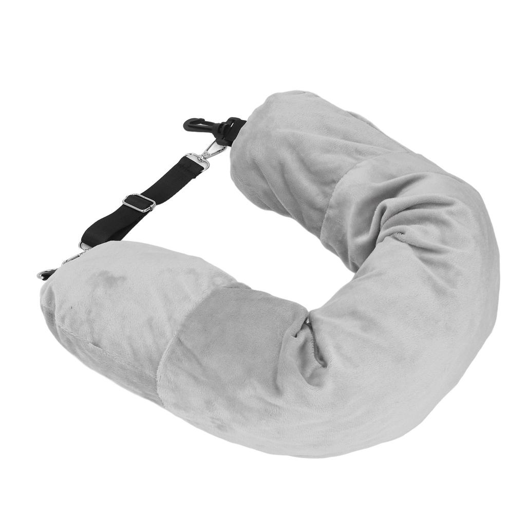 Neck Pillow Storage Bag Multifunctional U Shape Portable Stuffable Travel Neck Pillow