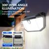 Outdoor Solar Motion Sensor Lights 468/528 LED Waterproof Solar Security Wall Lights for Garden Patio Pool Yard Fence Driveway