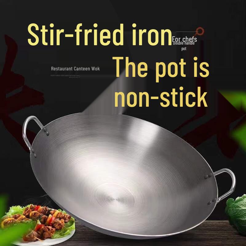 Triceratops Traditional Double-Handle Wok