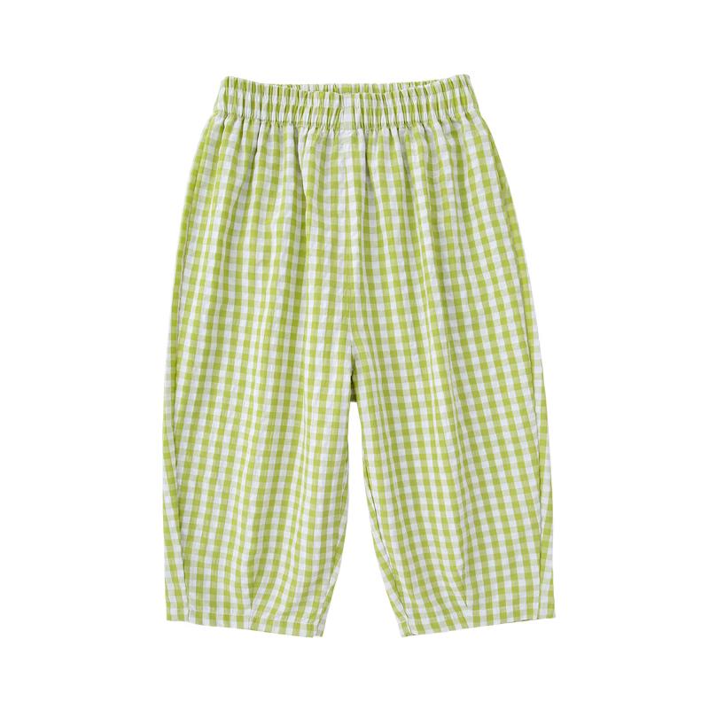 Girls  Lightweight Plaid Summer Capris 90