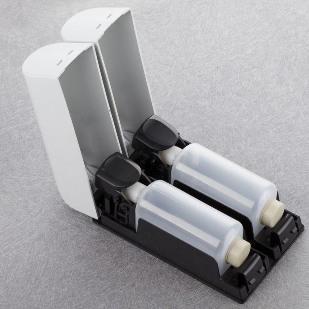 Lock Wall Mounted Soap Dispenser Refillable Hand Sanitizer Holder Shampoo Liquid Bottle  Shower