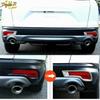 For Honda CR-V 2017- Chrome Tail Rear Bumper Reflector Fog lamp Cover Trim